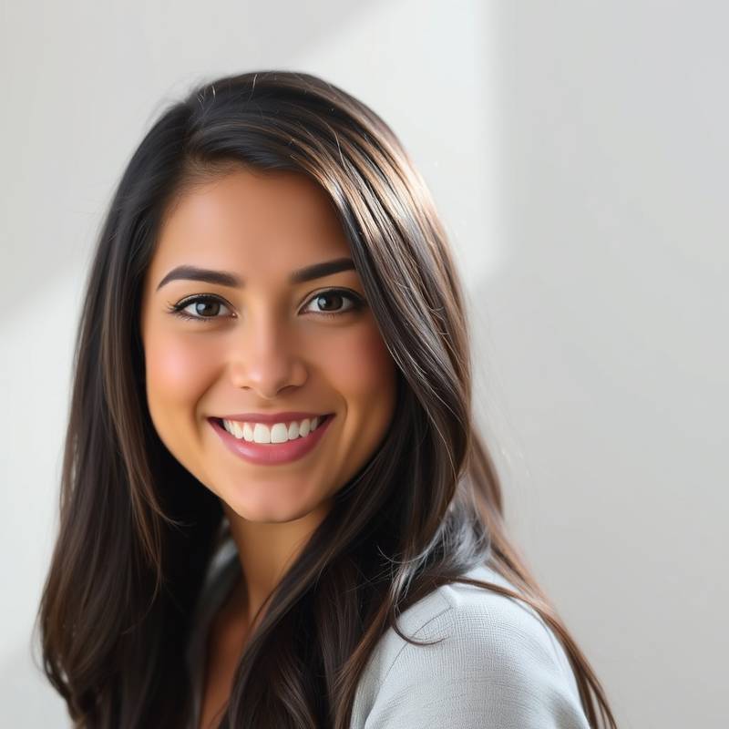 Un retrato de Elena Rodríguez, la autora del blog, sonriendo amigablemente.